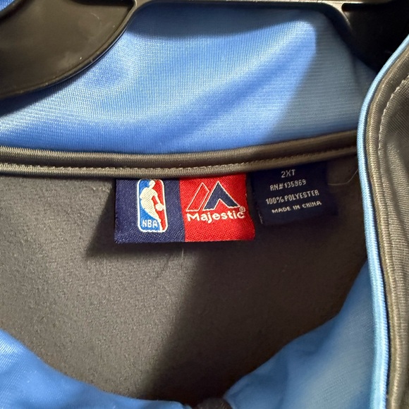Majestic NBA Jacket in Blue and Gray - Picture 3 of 3